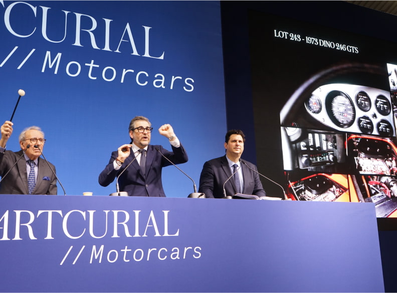 Artcurial auction at Le Mans Classics