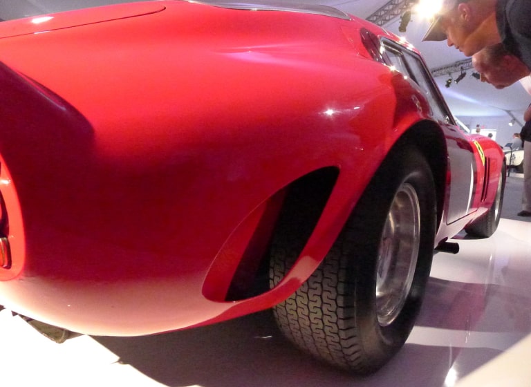 Detail rear of Ferrari GTO 3851 detail rear view