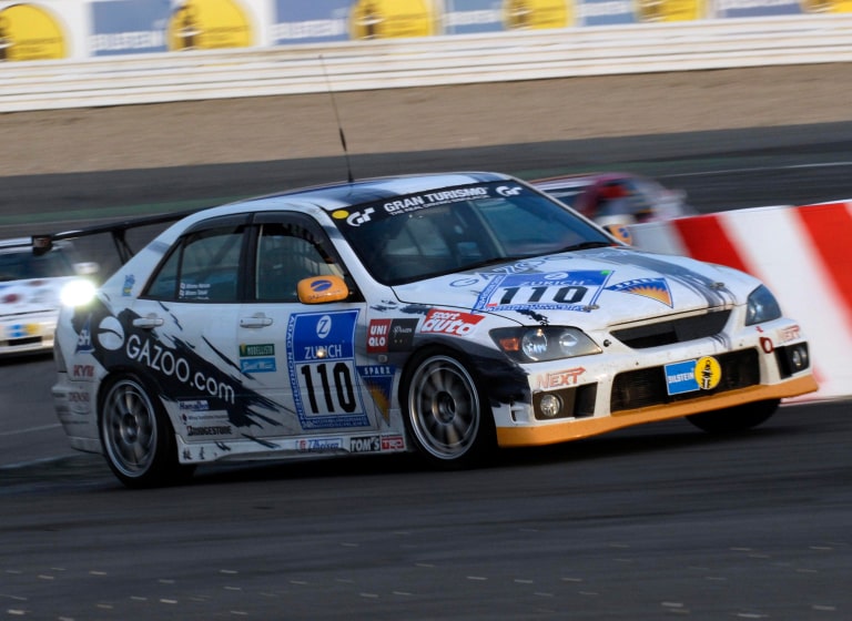 Gazoo cace car while 24 hours of Nuerburgring